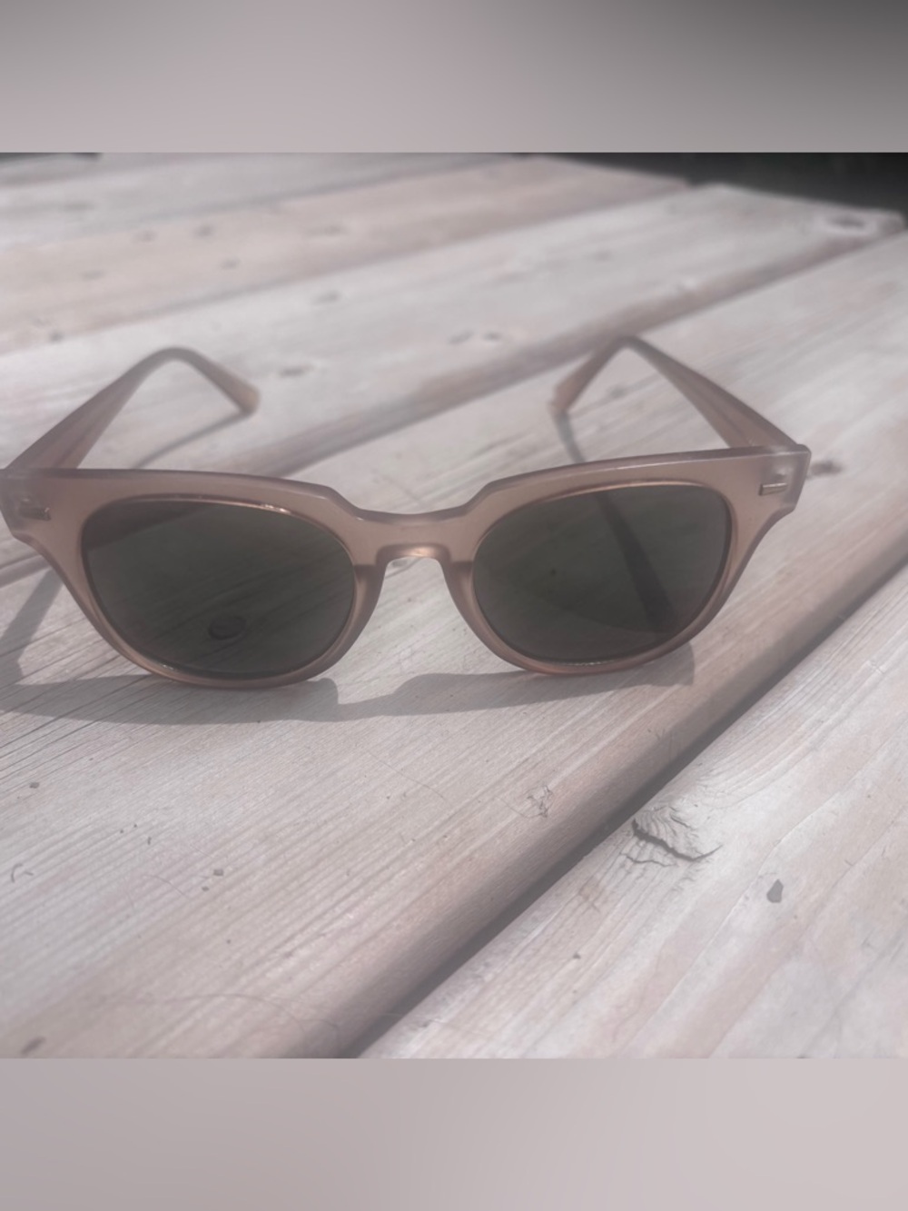 French Connection Translucent Brown Sunglasses